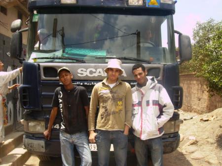moi avec scania et ?? et  yassine